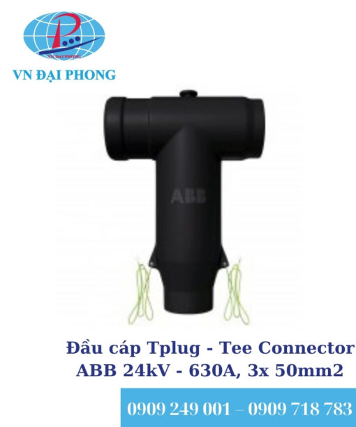 Đầu cáp Tplug - Tee Connector ABB 24kV - 630A, 3x 50mm2