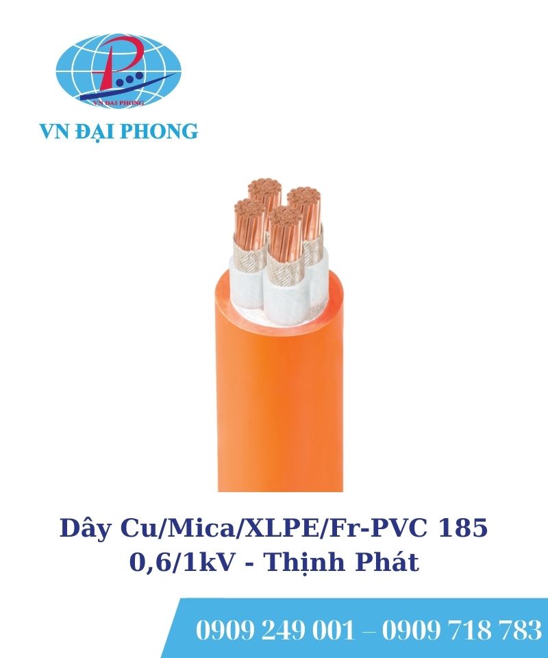 Dây cáp Thịnh Phát Cu/Mica/XLPE/Fr-PVC 185 - 0,6/1kV