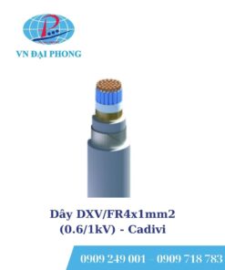 Dây cáp điện Cadivi DXV/FR4x1mm2 (0.6/1kV)