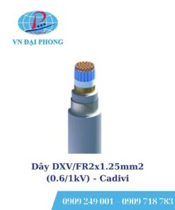Dây cáp điện Cadivi DXV/FR2x1.25mm2 (0.6/1kV)