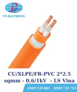 Cáp đồng chậm cháy LS Vina CU/XLPE/FR-PVC 2*2.5 sqmm - 0,6/1kV