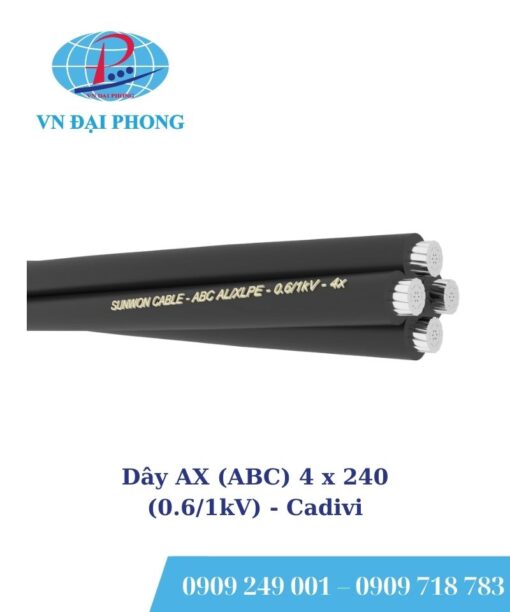Dây cáp điện Cadivi AX (ABC) 4 x 240 - 0,6/1kV