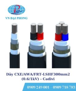 Dây cáp điện Cadivi CXE/AWA/FRT-LSHF300mm2 (0.6/1kV)
