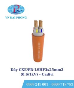 Dây cáp điện Cadivi CXE/FR-LSHF3x25mm2 (0.6/1kV)