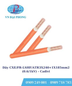 Dây cáp điện Cadivi CXE/FR-LSHF/ATR3X240+1X185mm2 (0.6/1kV)