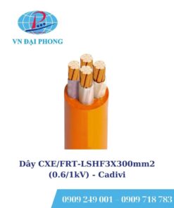 Dây cáp điện Cadivi CXE/FR-LSHF3X300mm2 (0.6/1kV)
