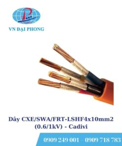 Dây cáp điện Cadivi CXE/SWA/FRT-LSHF4x10mm2 (0.6/1kV)