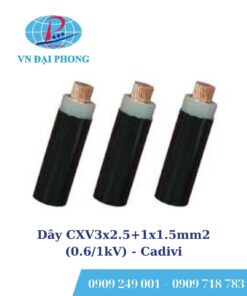 Dây cáp điện Cadivi CXV3x2.5+1x1.5mm2 (0.6/1kV)