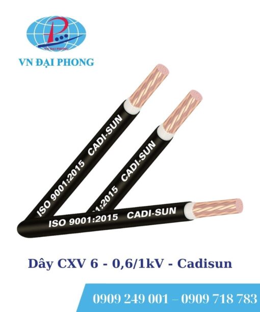 Dây cáp điện Cadisun 6 - 0,6/1kV