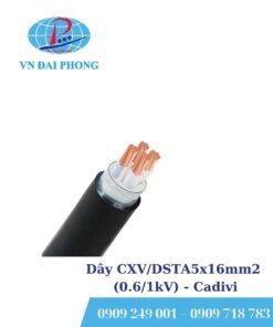 Dây cáp điện Cadivi CXV/DSTA5x16mm2 (0.6/1kV)