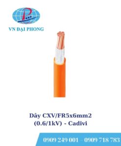 Dây cáp điện Cadivi CXV/FR5x6mm2 (0.6/1kV)