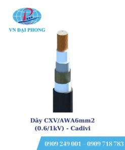 Dây cáp điện Cadivi CXV/AWA6mm2 (0.6/1kV)