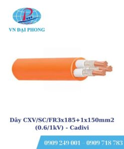 Dây cáp điện Cadivi CXV/SC/FR3x185+1x150mm2 (0.6/1kV)
