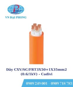 Dây cáp điện Cadivi CXV/SC/FRT3X50+1X35mm2 (0.6/1kV)