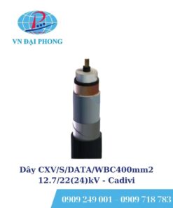 Dây cáp điện Cadivi CXV/S/DATA/WBC400mm2-12.7/22(24)kV