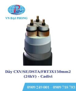 Dây cáp điện Cadivi CXV/SE/DSTA/FRT3X150mm2 (24kV)