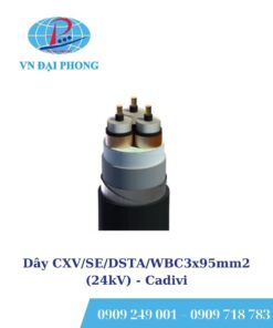Dây cáp điện Cadivi CXV/SE/DSTA/WBC3x95mm2 (24kV)