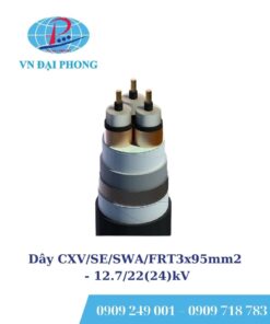 Dây cáp điện Cadivi CXV/SE/SWA/FRT3x95mm2-12.7/22(24)kV