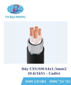 Dây cáp điện Cadivi CXV/SWA4x1.5mm2 (0.6/1kV)