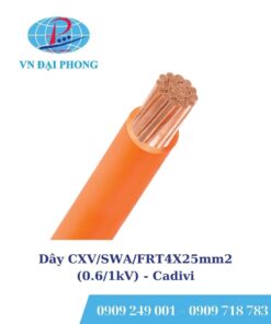 Dây cáp điện Cadivi CXV/SWA/FRT4X25mm2 (0.6/1kV)