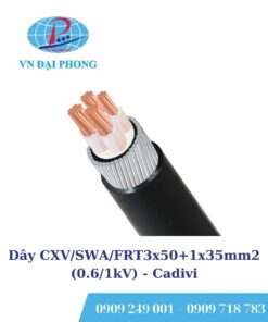 Dây cáp điện Cadivi CXV/SWA/FRT3x50+1x35mm2 (0.6/1kV)