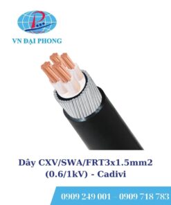 Dây cáp điện Cadivi CXV/SWA/FRT3x1.5mm2 (0.6/1kV)