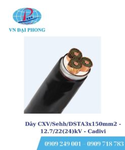 Dây cáp điện Cadivi CXV/Sehh/DSTA3x150mm2 - 12.7/22(24)kV