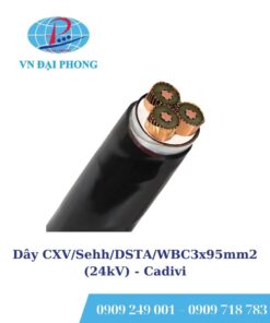 Dây cáp điện Cadivi CXV/Sehh/DSTA/WBC3x95mm2 (24kV)