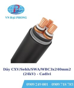 Dây cáp điện Cadivi CXV/Sehh/SWA/WBC3x240mm2 (24kV)