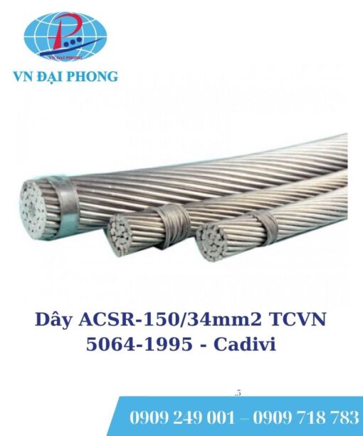 Dây cáp điện Cadivi ACSR-150/34mm2 TCVN 5064-1995