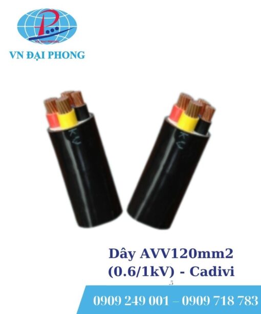 Dây cáp điện Cadivi AVV120mm2 (0.6/1kV)