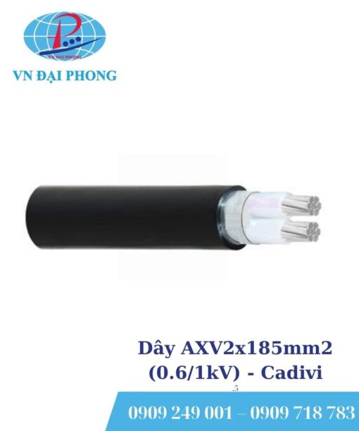 Dây cáp điện Cadivi AXV2x185mm2 (0.6/1kV)