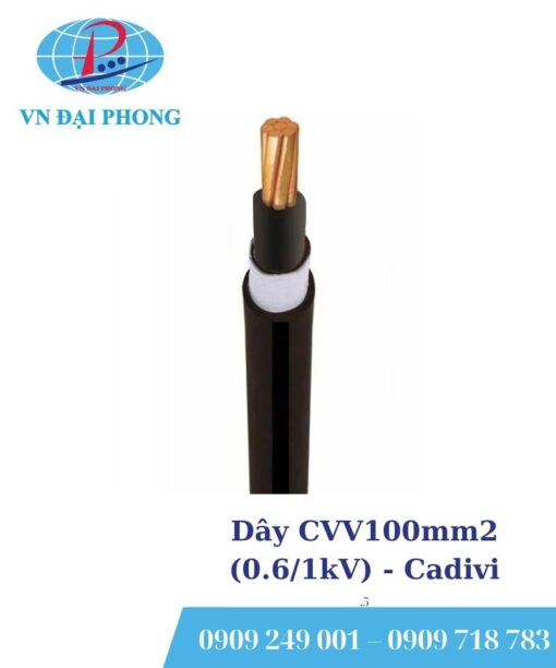 Dây cáp điện Cadivi CVV100mm2 (0.6/1kV)
