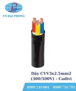 Dây cáp điện Cadivi CVV3x2.5mm2 (300/500V)