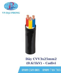 Dây cáp điện Cadivi CVV3x25mm2 (0.6/1kV)