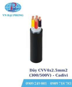 Dây cáp điện Cadivi CVV4x2.5mm2 (300/500V)