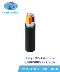 Dây cáp điện Cadivi CVV4x6mm2 (300/500V)