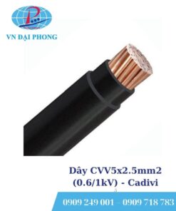 Dây cáp điện Cadivi CVV5x2.5mm2 (0.6/1kV)