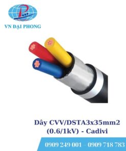 Dây cáp điện Cadivi CVV/DSTA3x35mm2 (0.6/1kV)