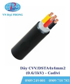 Dây cáp điện Cadivi CVV/DSTA4x4mm2 (0.6/1kV)