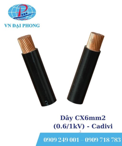 Dây cáp điện Cadivi CX6mm2 (0.6/1kV)