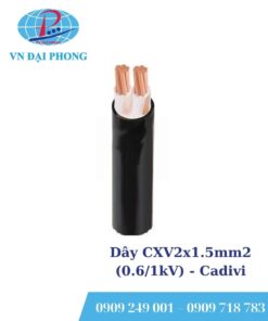 Dây cáp điện Cadivi CXV2x1.5mm2 (0.6/1kV)