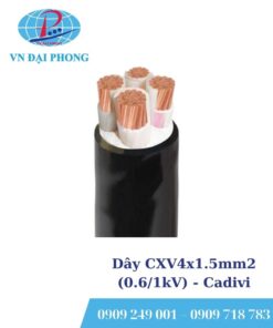Dây cáp điện Cadivi CXV4x1.5mm2 (0.6/1kV)