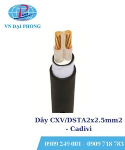 Dây cáp điện Cadivi CXV/DSTA2x2.5mm2 (0.6/1kV)