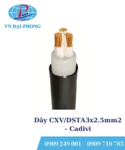 Dây cáp điện Cadivi CXV/DSTA3x2.5mm2 (0.6/1kV)