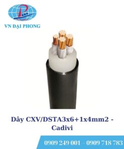 Dây cáp điện Cadivi CXV/DSTA3x6+1x4mm2 (0.6/1kV)