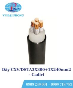 Dây cáp điện Cadivi CXV/DSTA3X300+1X240mm2 (0.6/1kV)