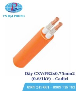 Dây cáp điện Cadivi CXV/FR2x0.75mm2 (0.6/1kV)