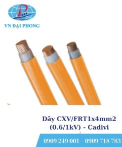 Dây cáp điện Cadivi CXV/FRT1x4mm2 (0.6/1kV)