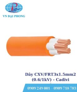 Dây cáp điện Cadivi CXV/FRT3x1.5mm2 (0.6/1kV)
